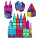 thumbnail image 1 of Playmags Magnetic Tiles Building Set 56 Pcs Set with Car - Super Durable Magnet Blocks, STEM Development Kids Building Toys for Boys Girls & Toddlers, 1 of 5