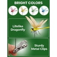 thumbnail image 3 of Dragon Fly Clips For Bugs Repellent Dragonfly Clip Bug Repellent To Keep Away Artificial Fake 3D Dragonflies With Clip On For Hat Outdoor Garden Yard Patio Plastic Decorative, 3 of 7