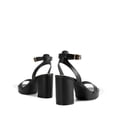 thumbnail image 4 of Sandalia DREAM PAIRS Plataforma Tacones Anchos Abiertos en Negro, 4 of 8