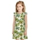 thumbnail image 1 of Fotbe Green Hawaii Palms Vestido de Dormir para Niñas de 3 a 10 Años, Mangas Cortas, Estilo Princesa, Pijama Camisón con Mangas Voladas-XX-Large, 1 of 6