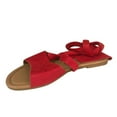 thumbnail image 2 of Women‘s Fashion Hollow Roman Strap Large Size Hemp Rope Flat Sandals, 2 of 3