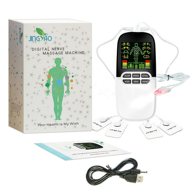 Electric Electrotherapy Muscle Pain Relief Machine Physical 4 Channel  Therapy US