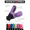 thumbnail image 4 of SnowStoppers Original Kids Winter Mittens (Purple, Small), 4 of 4