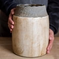 thumbnail image 6 of Khaki Coarse Pottery Jar, 6 of 13