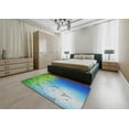 thumbnail image 4 of Ahgly Company Indoor Rectangle Patterned Green Novelty Area Rugs, 2' x 5', 4 of 6