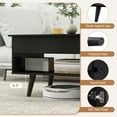 thumbnail image 6 of Yardi Yard Lift Top Coffee Table with Storage and Hidden Compartment-Black, Storage Coffee Table, 6 of 7
