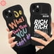 thumbnail image 2 of INF Graffiti Estuche De Letras Simples Para Oppo A54 A74 A7 A16 A12 A77 A16s A3s A78 A5s A9 A76 A53 A96 A15 A57 A17 A55 A77s A5 A17K A1k A16K A5s Reno 8T 8 7Z 6 8Z A95 Borde Ondulado Cubierta Blanda, 2 of 3