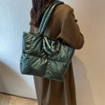thumbnail image 2 of CoCopeaunt Puffer Tote Bag for Women Quilted Puffy Handbag Light Winter Down Cotton Padded Shoulder Bag Down Padding Tote Bag, 2 of 6
