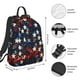 thumbnail image 2 of Fotbe Red Blue White Stars Mochila Ligera para Hombres y Mujeres - Duradera y Resistente al Agua, Ideal para Escuela, Trabajo, Viajes y Uso Diario, 2 of 7