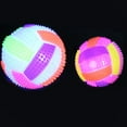 thumbnail image 5 of 4 Pcs Light Up Dog Balls, Glow in The Dark Dog Balls Interactive Dog Toys Fun Flashing Elastic Ball Spiky Dog Ball Bounce-Activated Puppy Toys Toss Fetch Balls for Puppy (Spiky Dog Ball), 5 of 9
