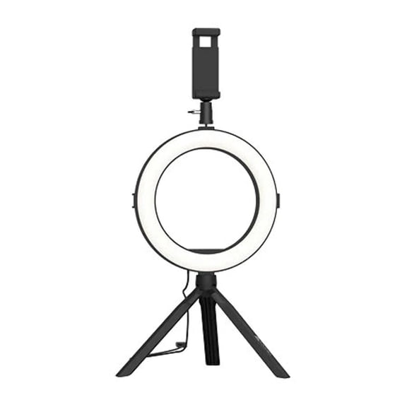 8in LED Ring Light Desktop Stand Phone Holder