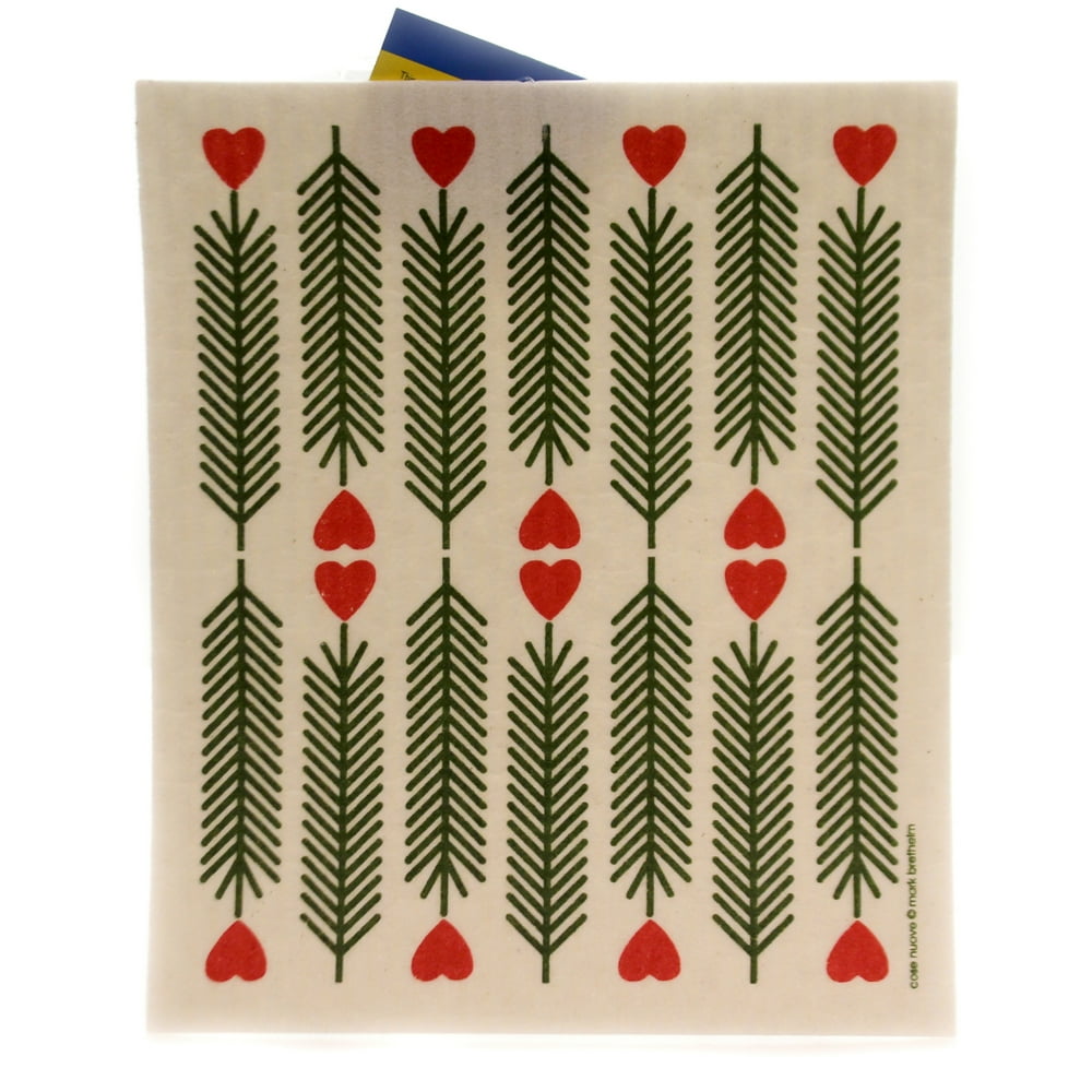 Swedish Dish Cloth PINEHEARTS Fabric Christmas Absorbent 21834