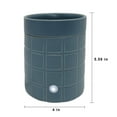 thumbnail image 6 of Mainstays Electric Gray Grid Ceramic Oil Warmer with Timer, Single Pack, 6 of 7