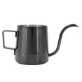 thumbnail image 1 of Suministros para el hogar, Hervidor de café de acero inoxidable 304 de 240 ml Hervidor de acero inoxidable Diseño a prueba de futuro, 1 of 12