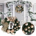 thumbnail image 1 of Perfume Champagne Gold Christmas Wreath Home Decoration Outdoor Front Door Autumn Wreath, 1 of 5
