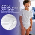 thumbnail image 4 of SOCKS'NBULK 144 Pack Boys Cotton Underwear Briefs, White Color Underpants for Children, Bulk Brief Wholesale Donation Homeless Charity Packs, Size (Small), 4 of 6