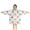 White Cow Strawberry, variant on Beige Cow Heart Pattern Blanket Hoodies for Kids 6-13YR Oversize Wearable Blanket Hoodies for Boys Girls Teens