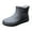 Black, variant on Women's Lightweight Rain Boots Wide Calf Mid Waterproof Rainboots Solid Color Rain Boots Outdoor Non-Slip Boots Short Ankle Boots Garden Boots