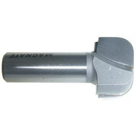 Magnate S7802 Bowl and Tray Plunge Router Bits — 1/4" Radius; 1" Cutting Diameter; 5/8" Cutting Height; 1/2" Shank Diameter; 1-1/2" Shank Length