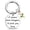 D, variant on Stylish Friendship Keychain with Intricate Floral Stainless Steel Engraved Flower Women Keyring Anniversary Present