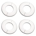 thumbnail image 1 of Unique Bargains Wall Split Flange Stainless Steel Round Escutcheon Plate for 71mm Diameter Pipe 4Pcs, 1 of 6