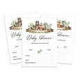 thumbnail image 1 of Inkdotpot 30Jungle Animals Baby Shower Invitation Cards Gender Neutral Fill In Blank Invites, 1 of 7