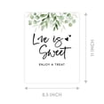 thumbnail image 4 of Koyal Wholesale Eucalyptus Leaves Wedding Signs Bundle Set for Ceremony, Reception Decor Signage, 8.5 x 11", 30-Pack, 4 of 5