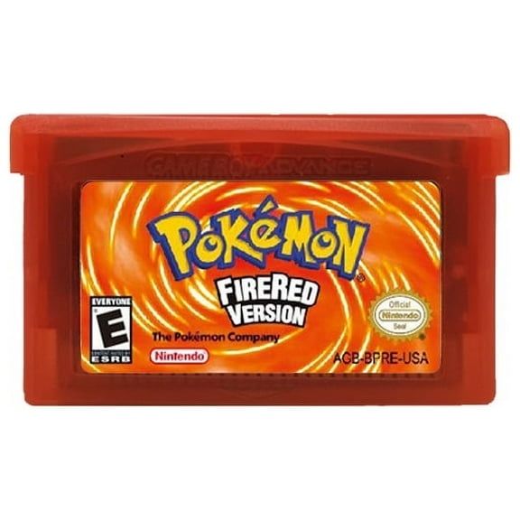 Pokomon FireRed Game Boy Advance Game Cartridge for GBA/GBASP/NDS/IDS/NDSL/IDSL