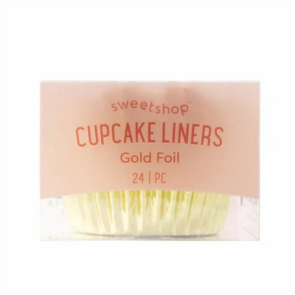 Sweetshop Baking Cups 12/Pkg-Gold Foil 34014321
