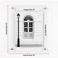 thumbnail image 3 of 12x12 Acrylic Floating Frame with Gold Standoff Wall Mount Hardware, 3 of 8