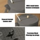 thumbnail image 5 of Fiudx Ofertas flash del día solo en línea Cubo de té Mesa de té Bandeja de té Cubo de aguas residuales Escurridor Artículos de té Cubo de residuos de Kung Cubo de té Escurridor Accesorios de cubo Cub, 5 of 6