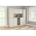 thumbnail image 2 of Inval Shaker 4-Piece Laminate Kitchen Cabinet System 79"W, Washed Oak, 2 of 10