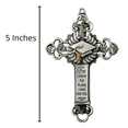 thumbnail image 3 of Silver Toned Graduation Wall Hanging Cross Jeremiah 29:11, 5 Inches, 3 of 7