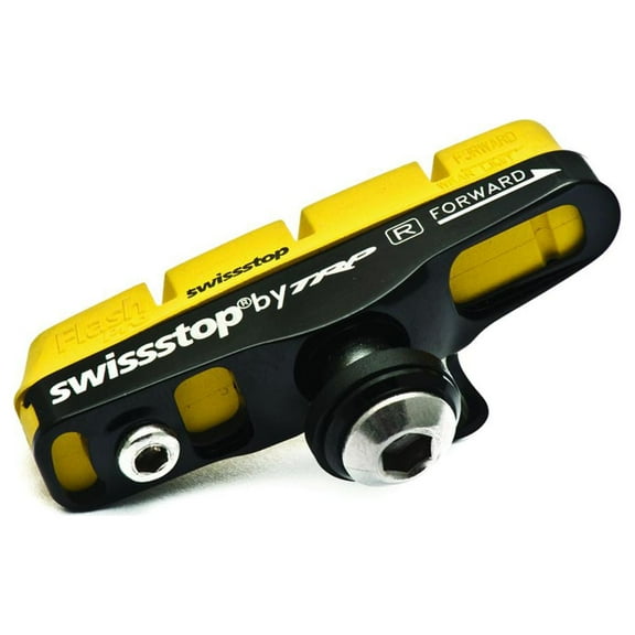 SwissStop Full FlashPro SRAM or Shimano Brake Shoes and Pads Pair Yellow King