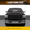 thumbnail image 2 of American Modified Mesh Grille w/Amber Lights for 2013-2018 Dodge Ram 1500, 2 of 12
