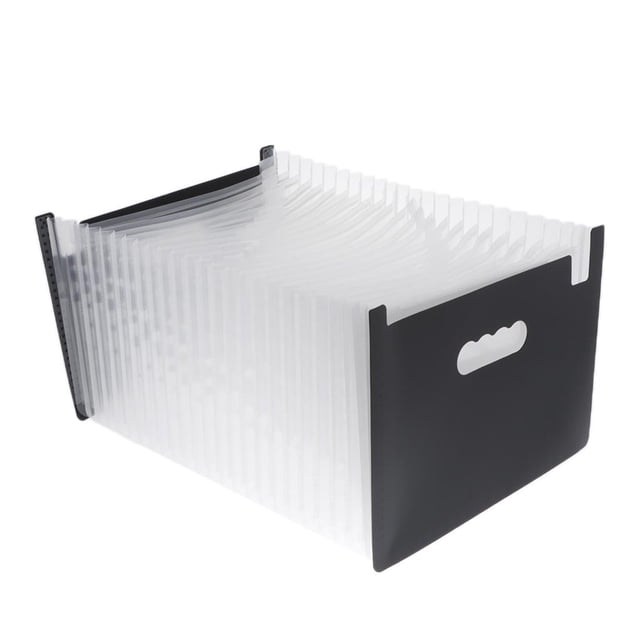 Carpeta de archivos expandible A4 Hugo Organizador de archivo Negro