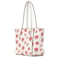 thumbnail image 2 of Kate Spade New York Women's Saffiano PVC Becca Floral Top Zip Tote (Fresh Peach Multi), 2 of 3