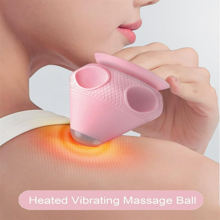 Self-Massage Tool, DELESYS Vibrating Massage Ball, Heat Massager, Deep  Tissue Back Sore Muscle Relief Recovery Knot Massager, Manual Self Physio  