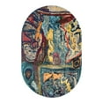 thumbnail image 3 of Unique Loom Haerfest Collection Area Rug - Peru (4' 1" x 6' 1" Oval Multi/Blue), 3 of 7