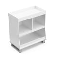 thumbnail image 6 of Storkcraft Modern Convertible Infant Changing Table, White with Pebble Gray, 6 of 9
