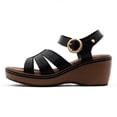 thumbnail image 2 of Sandalias para Mujer Zmexico 1412 negro 22.5, 2 of 4
