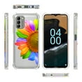 thumbnail image 7 of CoverON Phone Design For Nokia G400 5G Case, Clear Flexible Soft Rubber Slim TPU Cover, SunFlower, 7 of 7