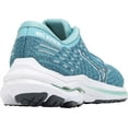 thumbnail image 4 of Mizuno Women's Wave Inspire 17 Waveknit™ Running Shoe, Size 7, Dusty Turquoise-Wht (5400), 4 of 6