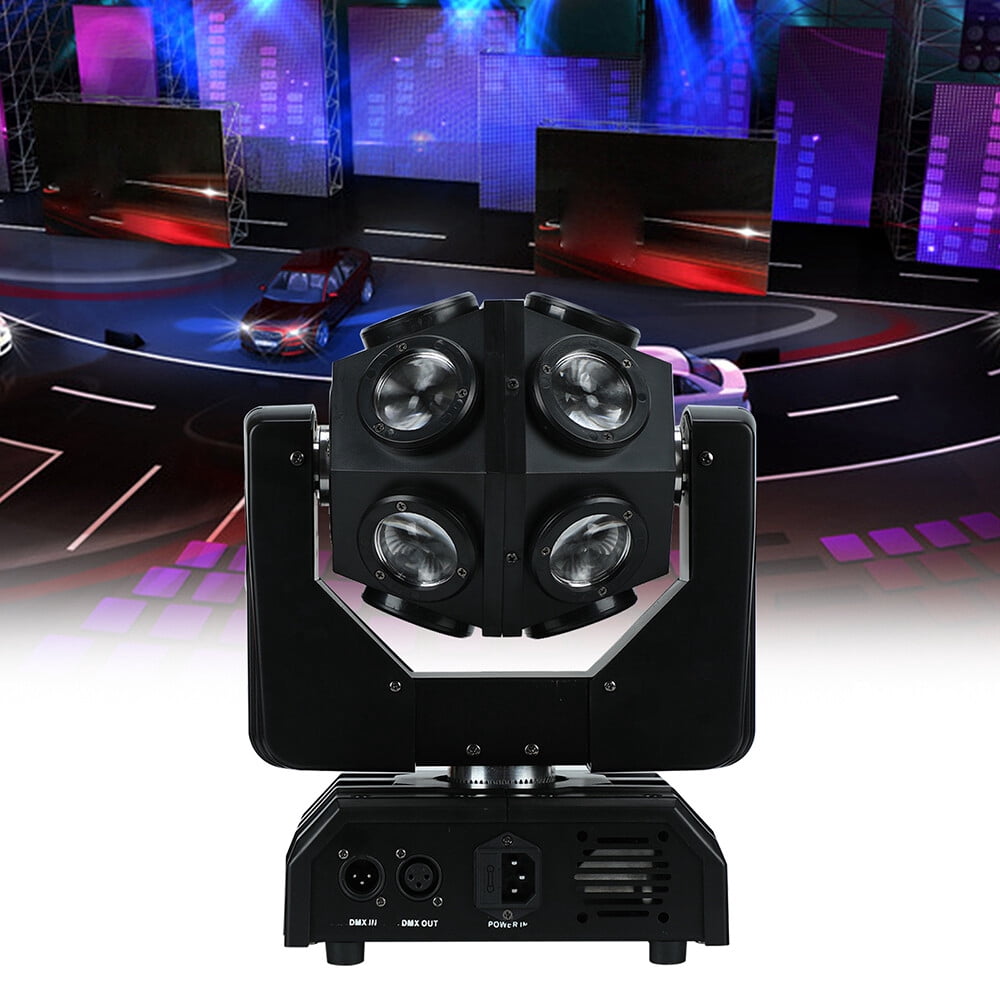4in1 12*12W LED Beam Moving Head Light RGBW DMX DJ WeddingParty Stage Wash Light