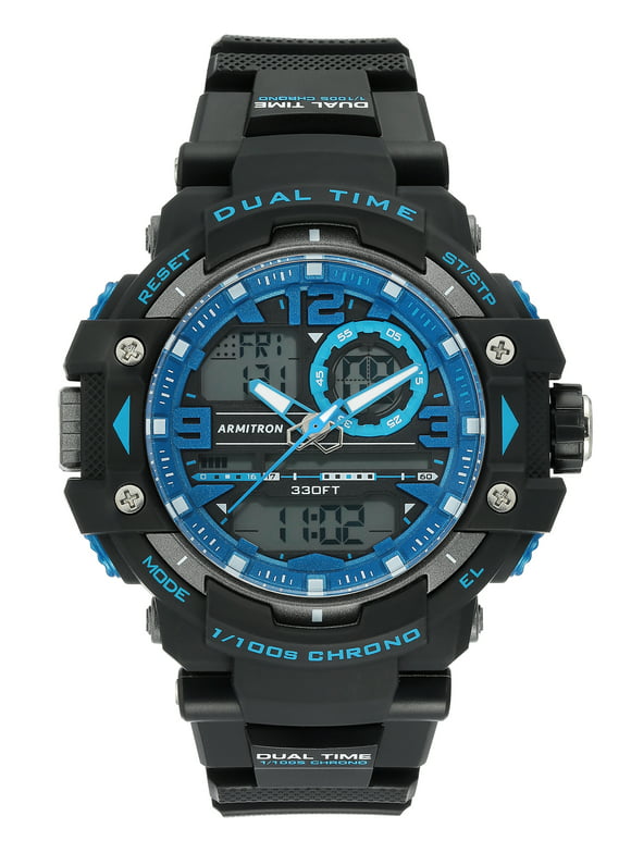 Armitron Men's Casual Blue Analog-Digital Sport Watch