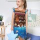 thumbnail image 4 of Balery Animals On Noah's Ark2 Camisón de princesa para niñas, pijama de algodón con mangas abullonadas, suave y bonito.-Medium, 4 of 6