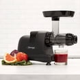 thumbnail image 3 of Omega Juicer [ J8006HDBLK ] | Slow Masticating Cold Press - Vegetable and Fruit Juice Extractor and Nutrition System - Triple Stage – 200-Watts - Black, 3 of 5