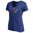 thumbnail image 2 of Women's Royal Buffalo Bills X-Ray Slim Fit V-Neck T-Shirt, 2 of 3
