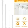 thumbnail image 6 of iMountek Tension Curtain Rod Spring Load Adjustable Curtain Pole, 11.8-19.7in, 6 of 9