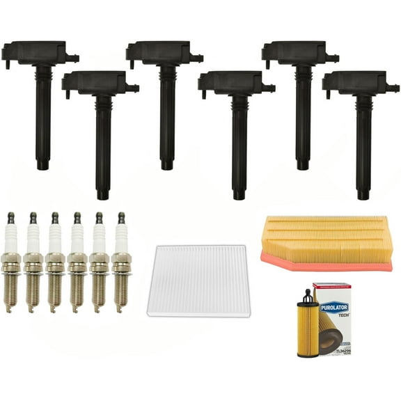 6 Ignition Coils Spark Plugs & Filters For 2020-2021 Jeep Gladiator 3.6L